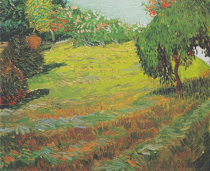 Vincent Van Gogh Garten mit Trauerweide